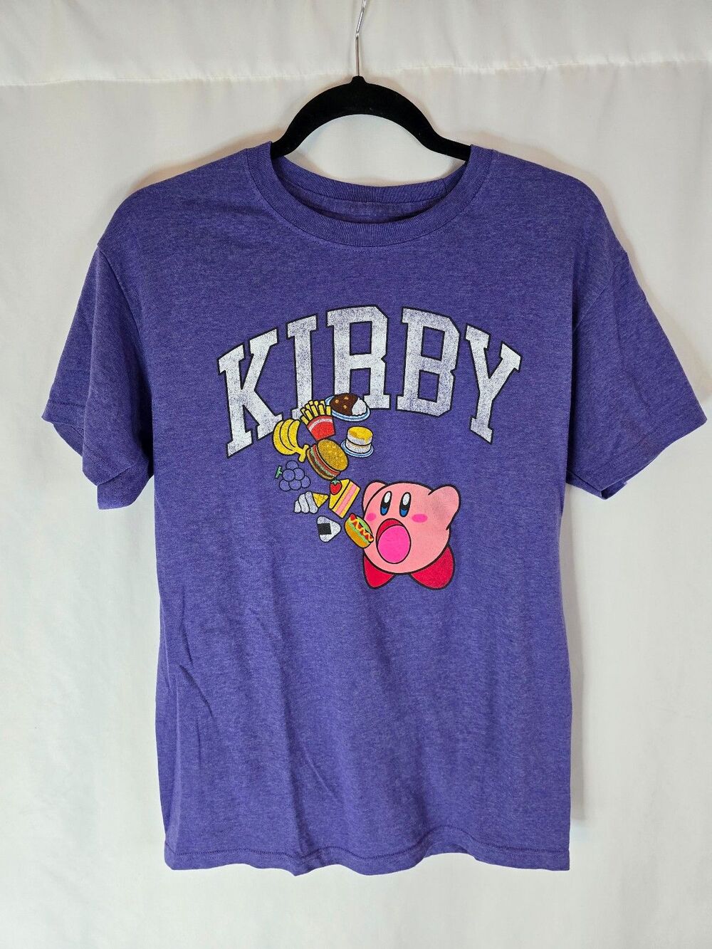 Kirby Shirt Purple Size Small Nintendo